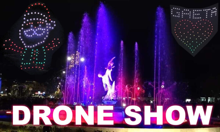Christmas Drone Show a Gaeta: la magia del cielo incontra le luci di “Favole di Luce”
