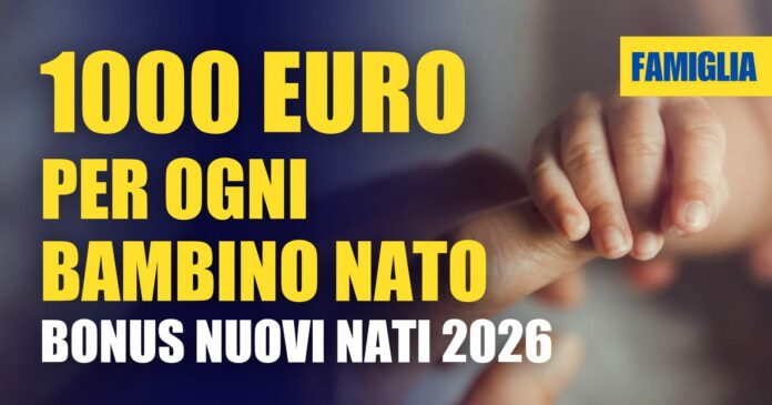 Bonus-bambini nuovi nati