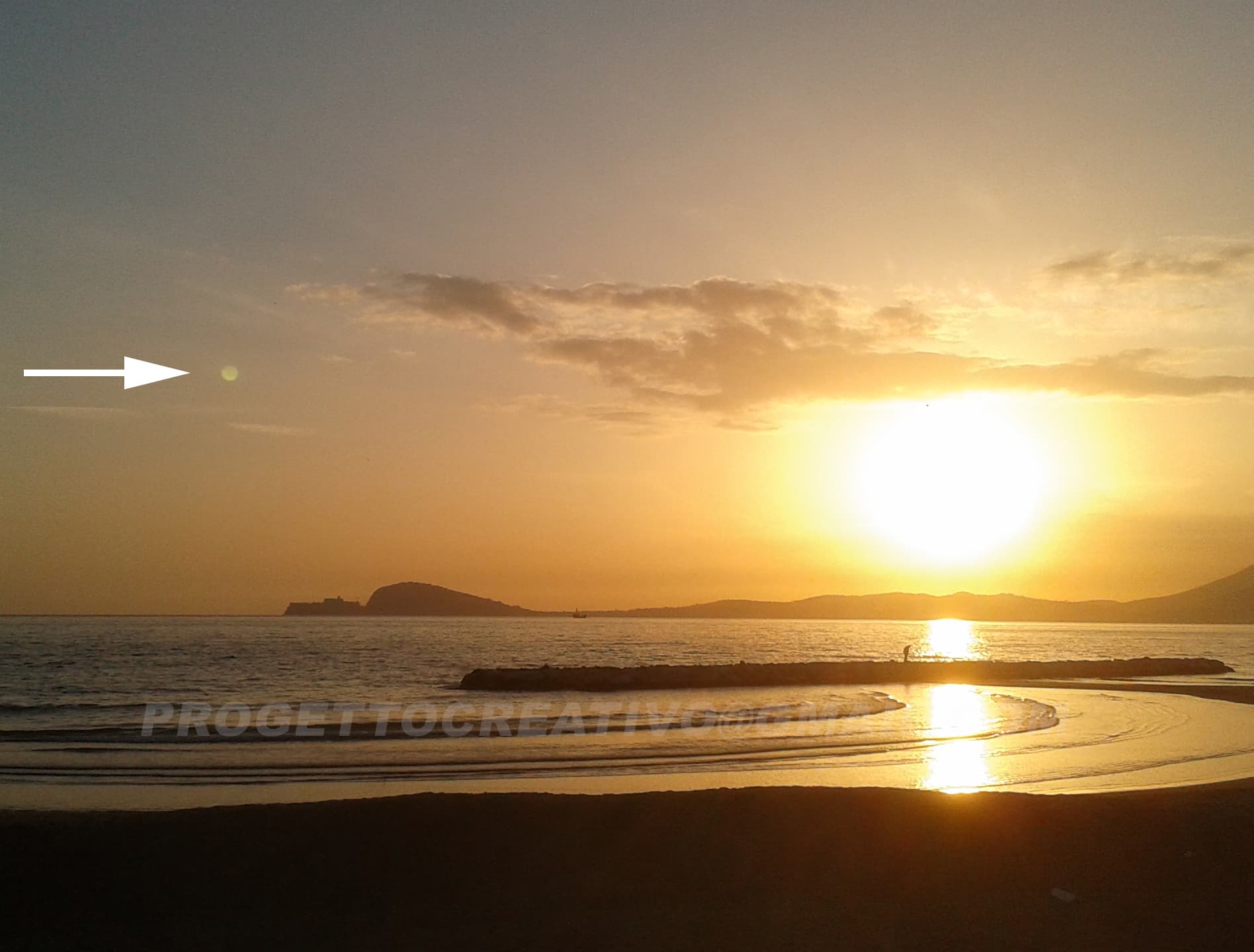 Ufo nel Golfo di Gaeta