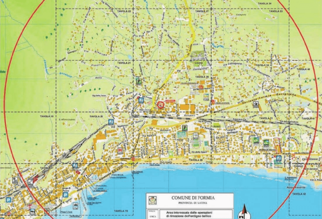Bomba a Formia, tutto quello che c`è da sapere