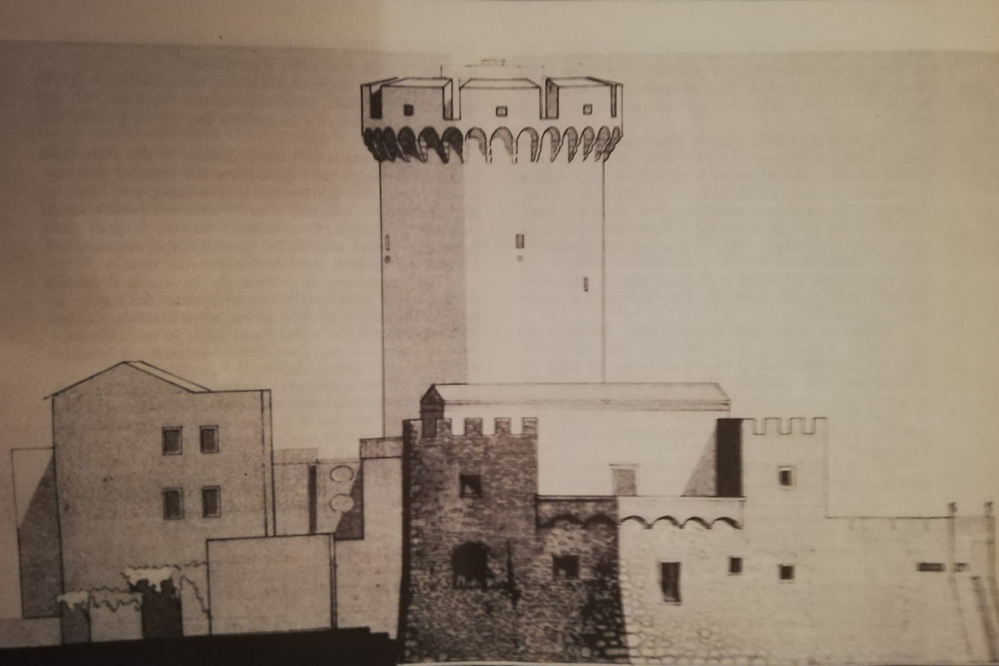 FORMIA - LE DUE TORRI QUADRATE DEL CASTELLO DI MOLA