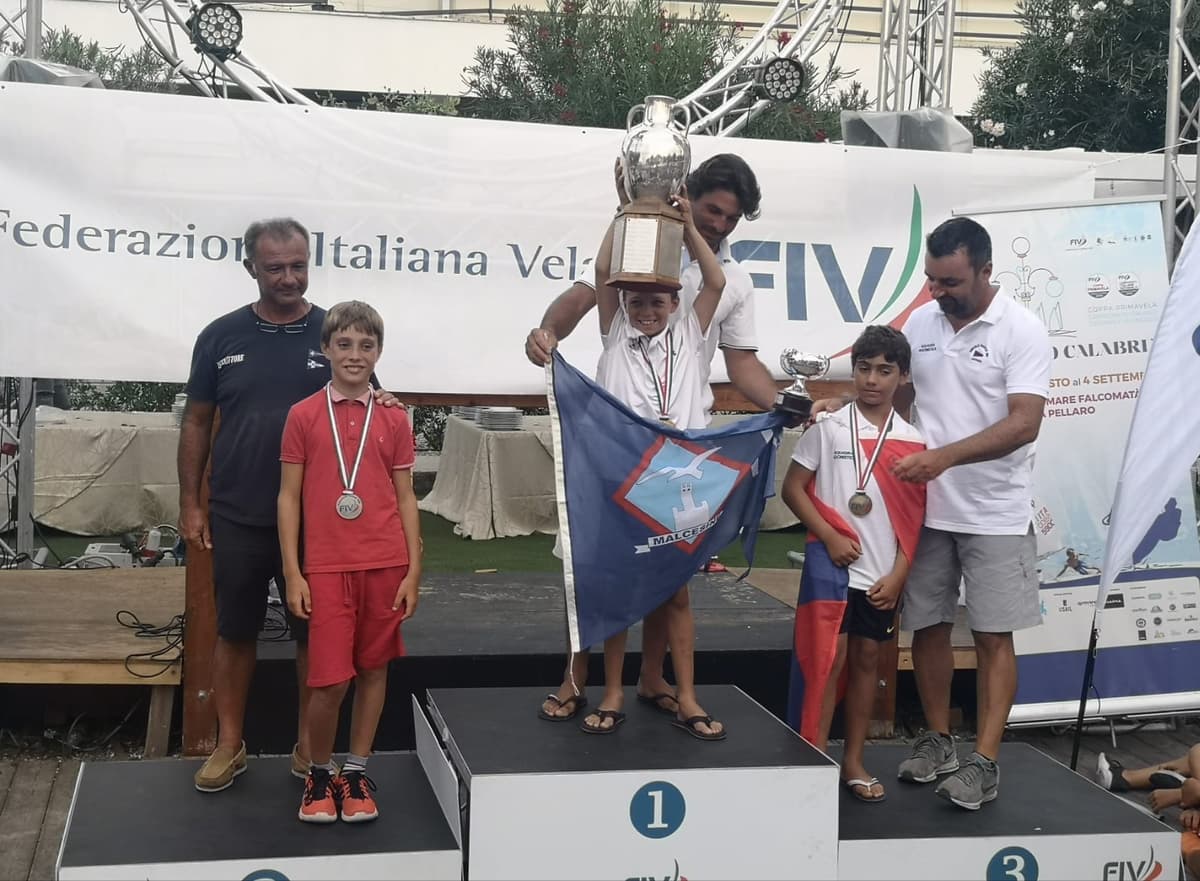 La Lega Navale Italiana, Niccolò Sparagna secondo ai campionati italiani giovanili di vela classi in singolo