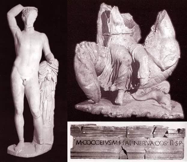 UNA GRANDE PISCINA NATATORIA E TUTTO IL SUO ARREDO STATUARIO È CONSERVATA AL MUSEO ARCHEOLOGICO NAZIONALE DI NAPOLI
