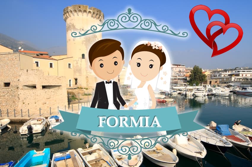 A FORMIA ORA CI SI PUO’ SPOSARE TRA ANTIPASTI E COCKTAIL O TRA I RUDERI ROMANI