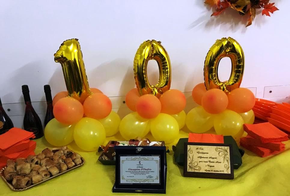 GAETA - Giuseppina ha compiuto 100 anni