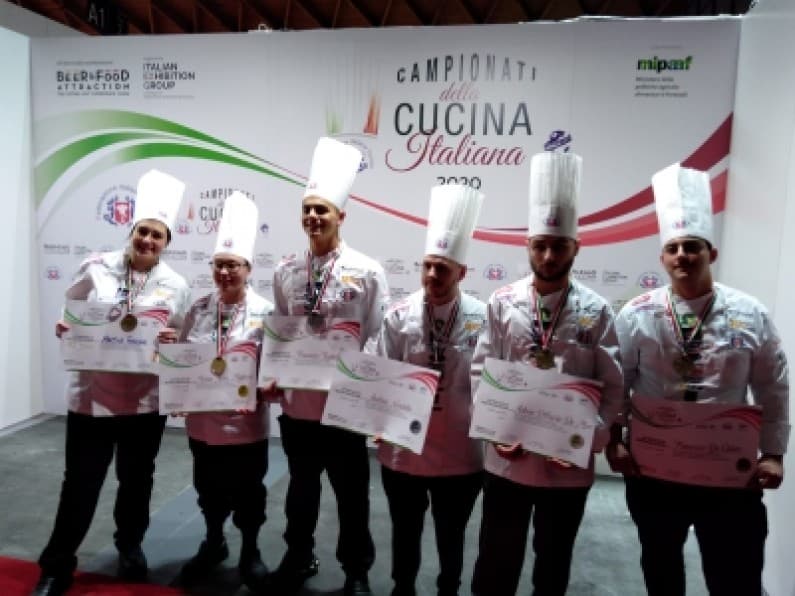 Trionfo per i ragazzi dell'Istituto alberghiero ai Campionati della Cucina Italiana 2020 a Rimini