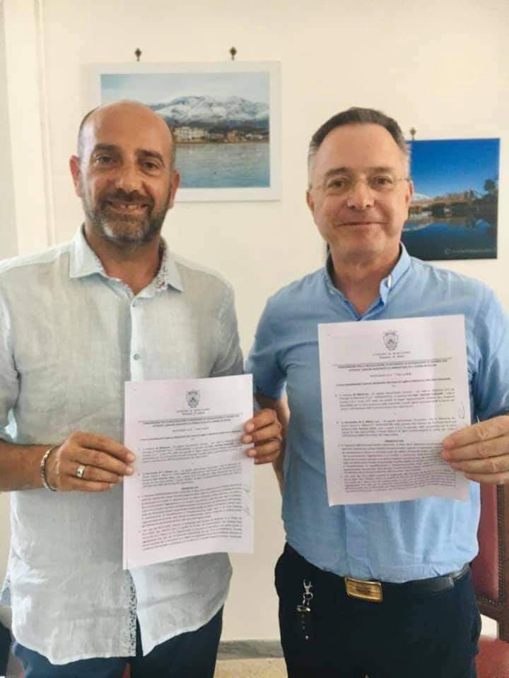 SCAURI: FIRMATA IMPORTANTE CONVENZIONE TRA COMUNE E PARROCCHIA DI SANTA ALBINA