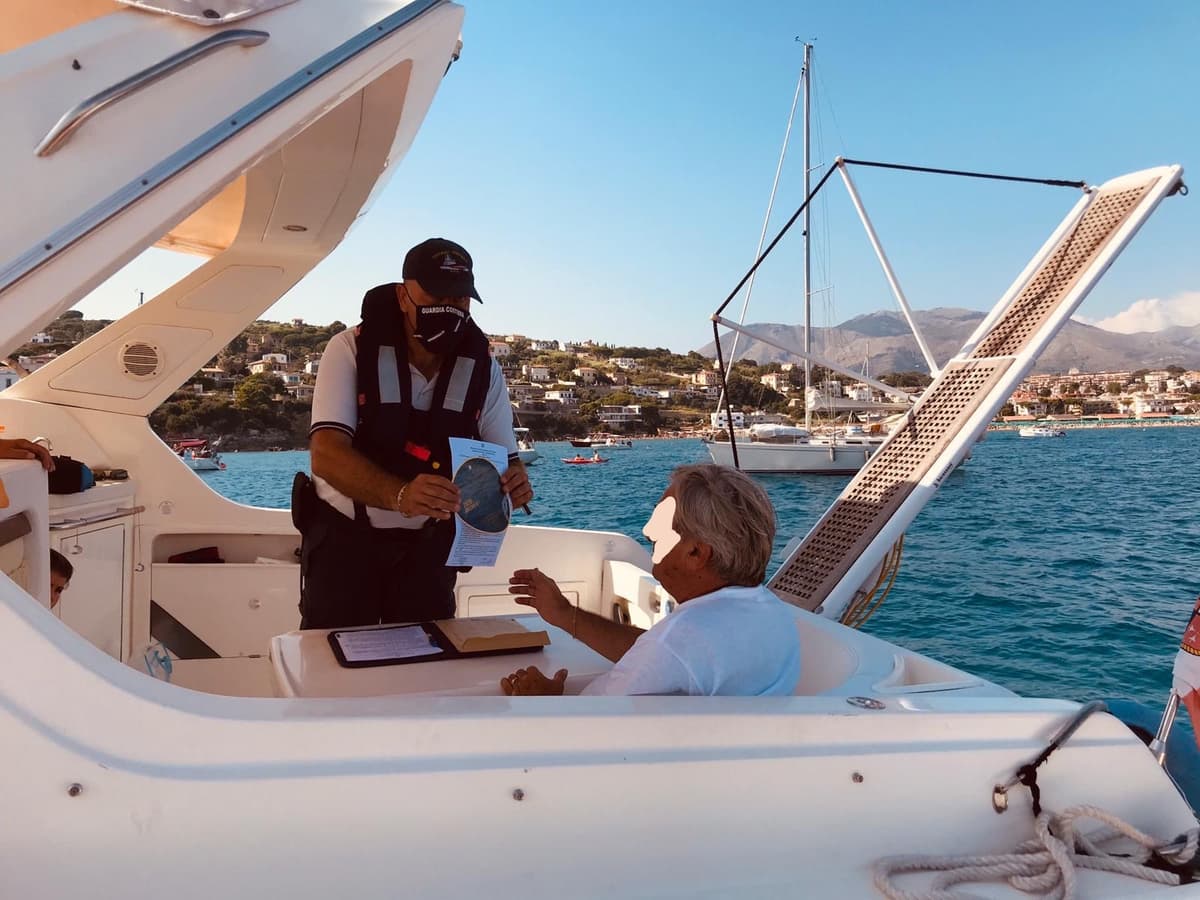 ANCHE LA GUARDIA COSTIERA DI GAETA OFFRE IL BOLLINO BLU AI DIPORTISTI IN REGOLA