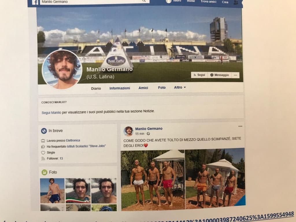 IDENTIFICATO IL BLOGGER CHE AVEVA INNEGGIATO ALL'UCCISIONE DI WILLY, VITTIMA DI ODIO RAZZIALE