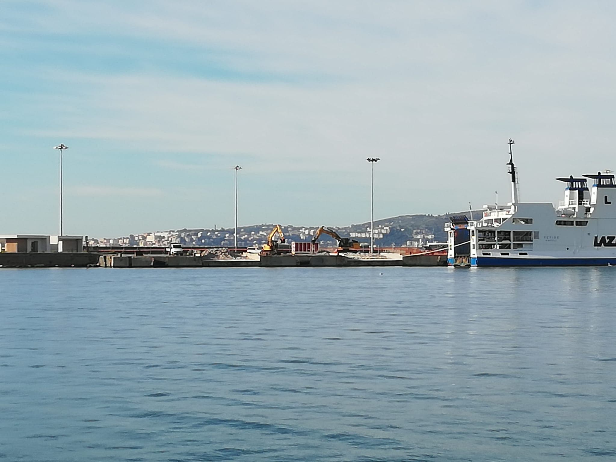 FORMIA: ADEGUAMENTO DEI NUOVI ORMEGGI PER LE NAVI TRAGHETTO CON LE ISOLE PONZIANE