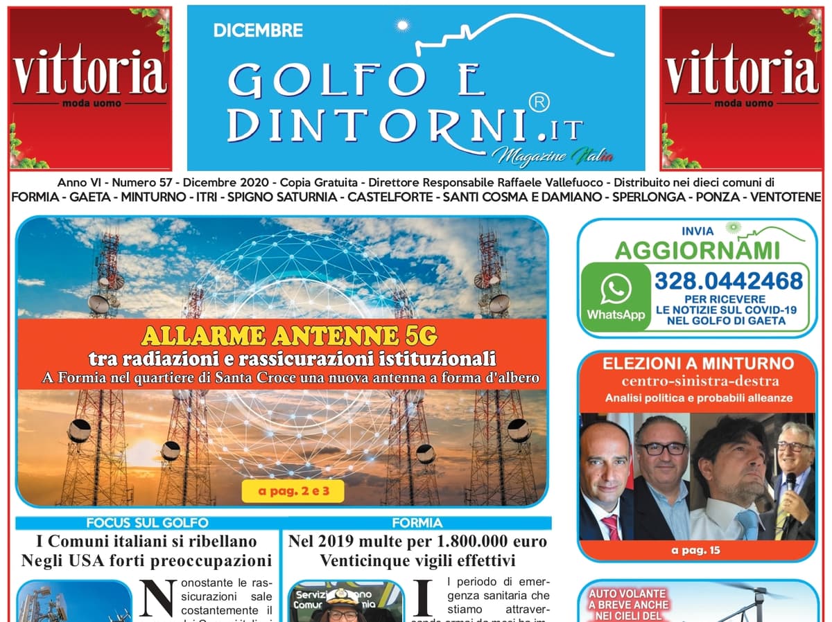IN ARRIVO IL MAGAZINE DICEMBRE DI GOLFO E DINTORNI