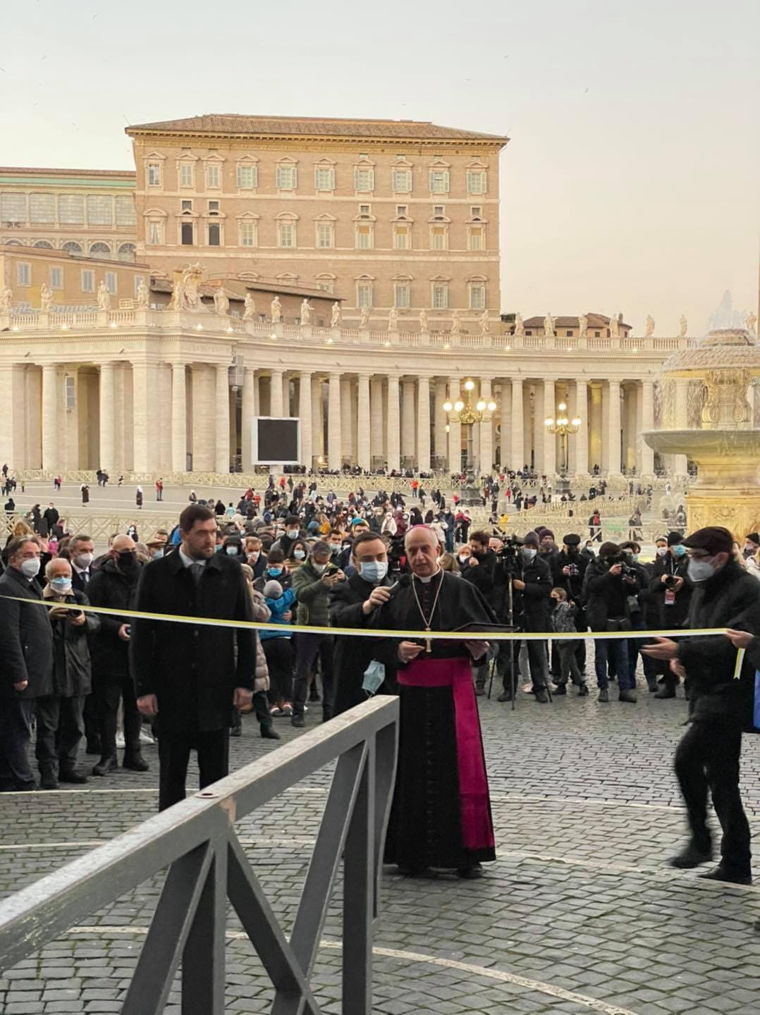 100 PRESEPI IN VATICANO AL COLONNATO DEL BERNINI, AFFERMAZIONE DI FEDERICO GALTERIO