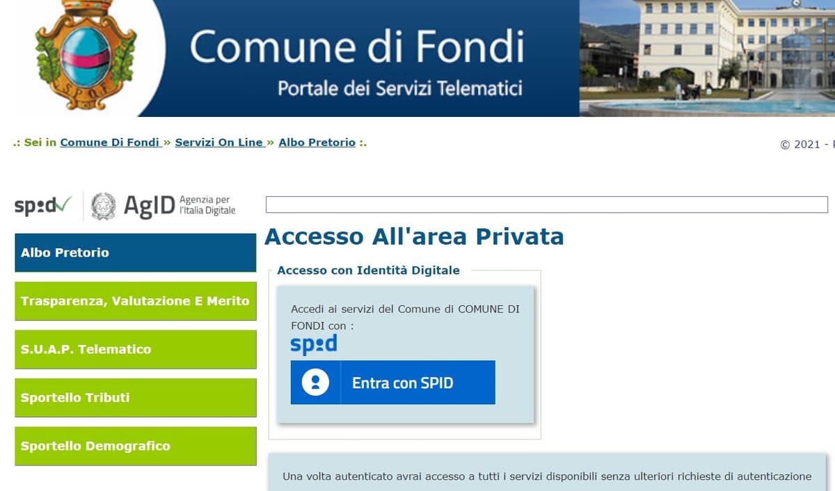 IL COMUNE DI FONDI VERSO LA DIGITALIZZAZIONE