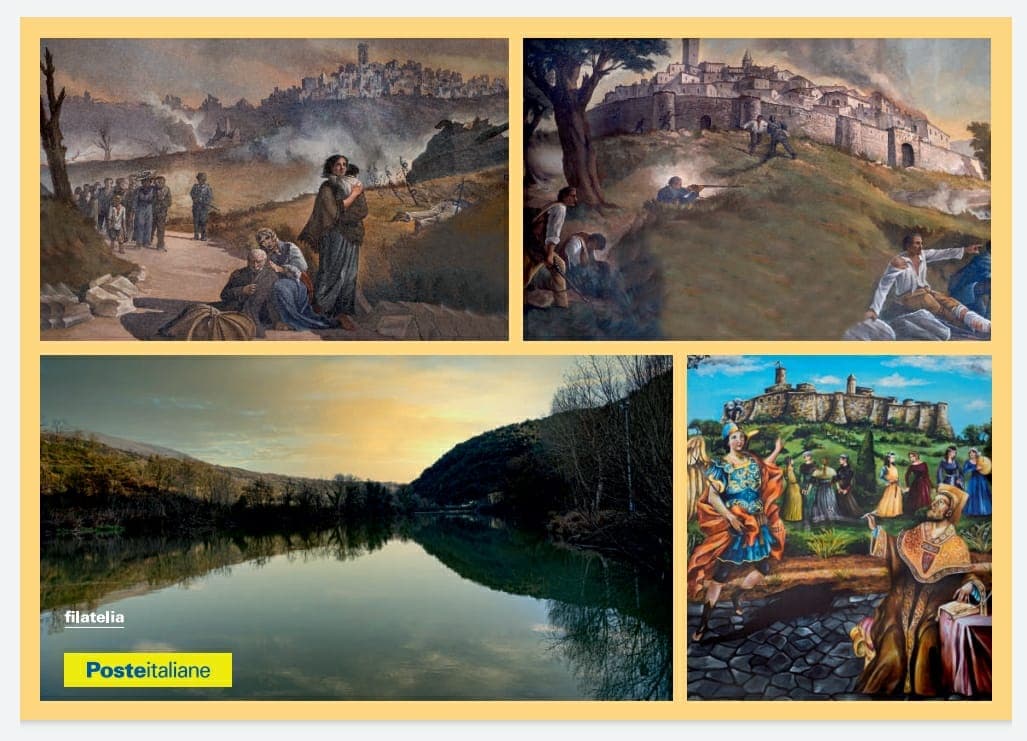 Castelforte, "Dantedi" -  800 cartoline con annullo filatelico