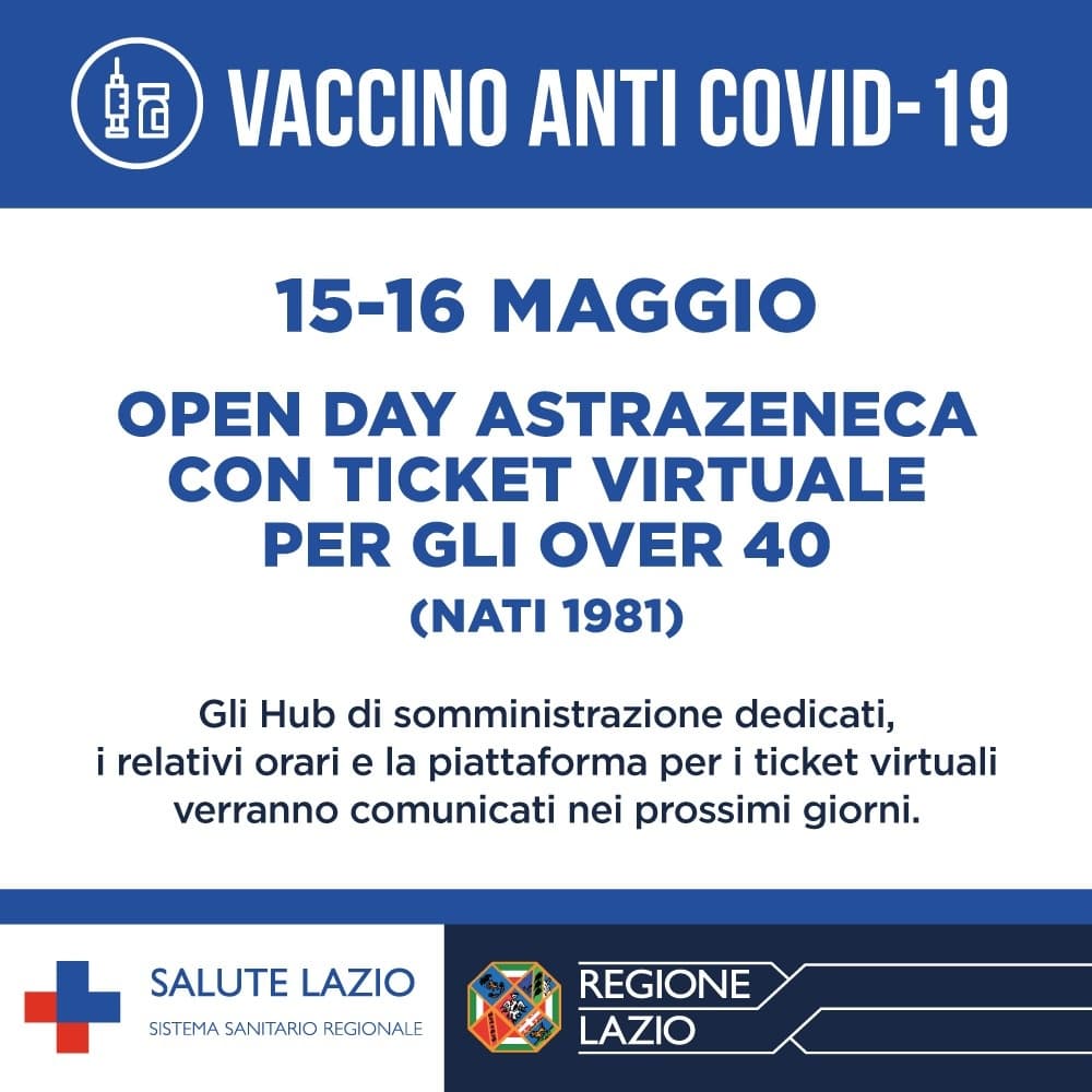 15 e 16 Maggio - Open day AstraZeneca