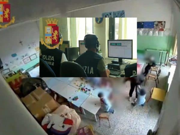 L'asilo degli orrori: 11 bambini in balia di una coppia di torturatori a 30 km. dal Garigliano