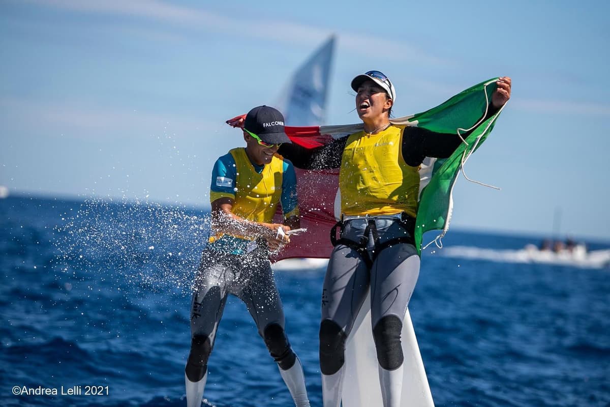 Golfo di Gaeta - La Fiamma Gialla Alessandra Dubbini è campionessa mondiale juniores nel 470 mixed