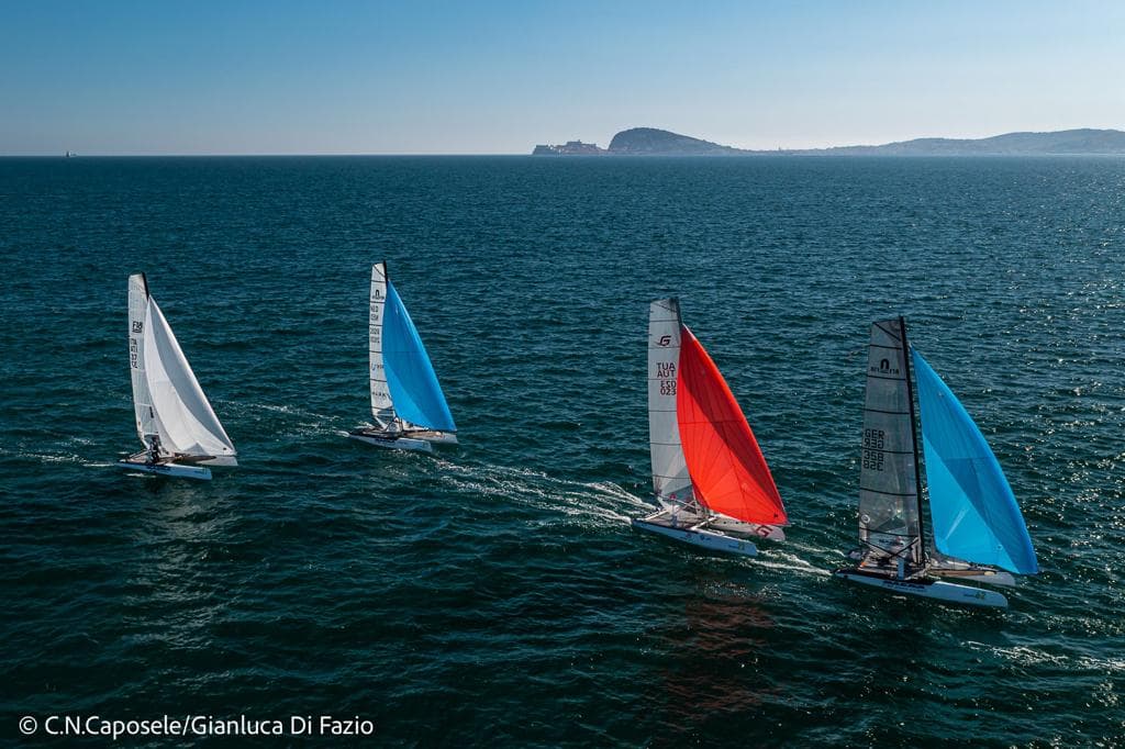 Nelle acque del Golfo di Gaeta è in corso di svolgimento il Campionato Europeo Juniores