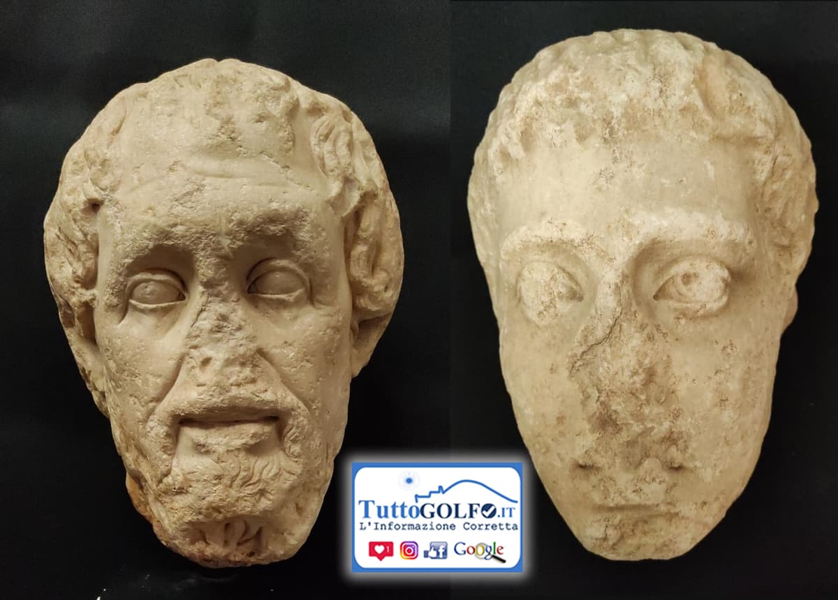 Fondi - Restituite al Museo due teste in marmo rubate 41 anni fa