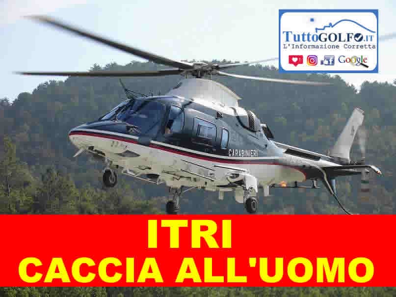 Itri - Caccia all'uomo in elicottero, arrestato 23enne