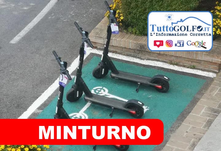Minturno, Monopattini elettrici - Ecco i numeri dell'estate