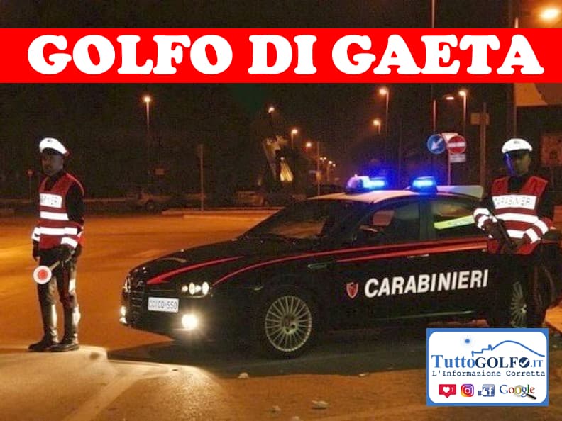 Formia, Gaeta e Minturno - Controlli a tappeto dei Carabinieri. Denunce e sequestri tra strada e mare