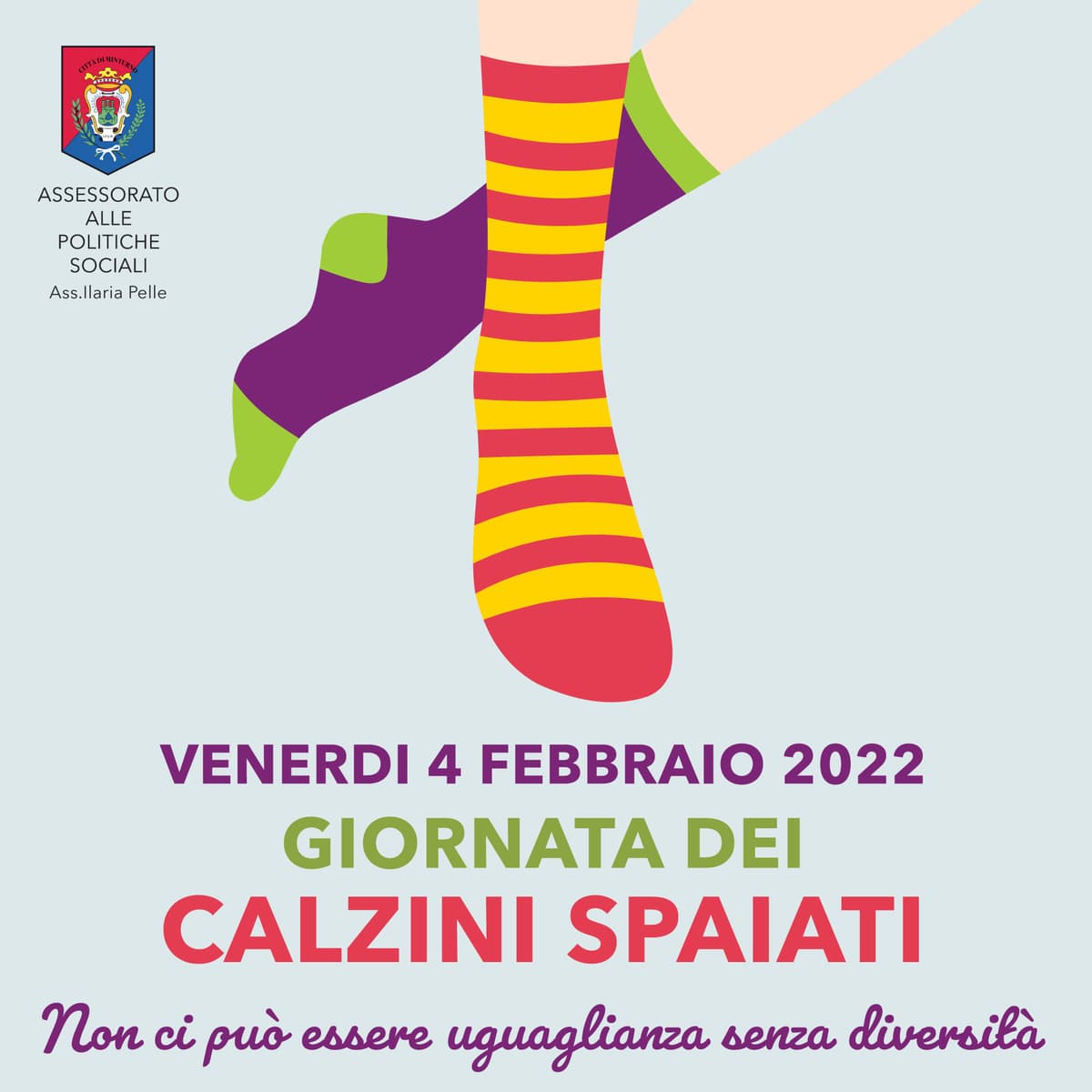 Minturno: giornata dei calzini spaiati
