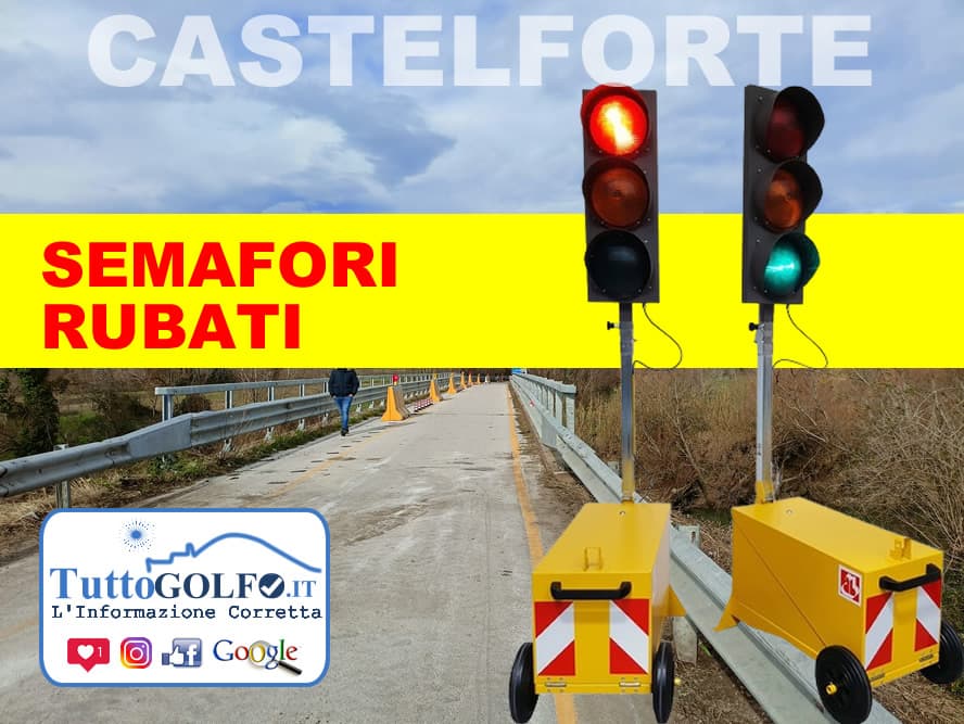 Ponte di Maiano: Rubati i semafori mobili