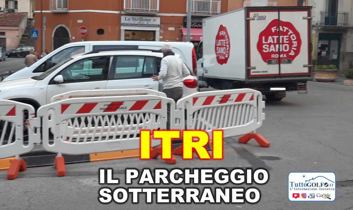 Itri, un parcheggio sotterraneo a Piazza Incoronazione