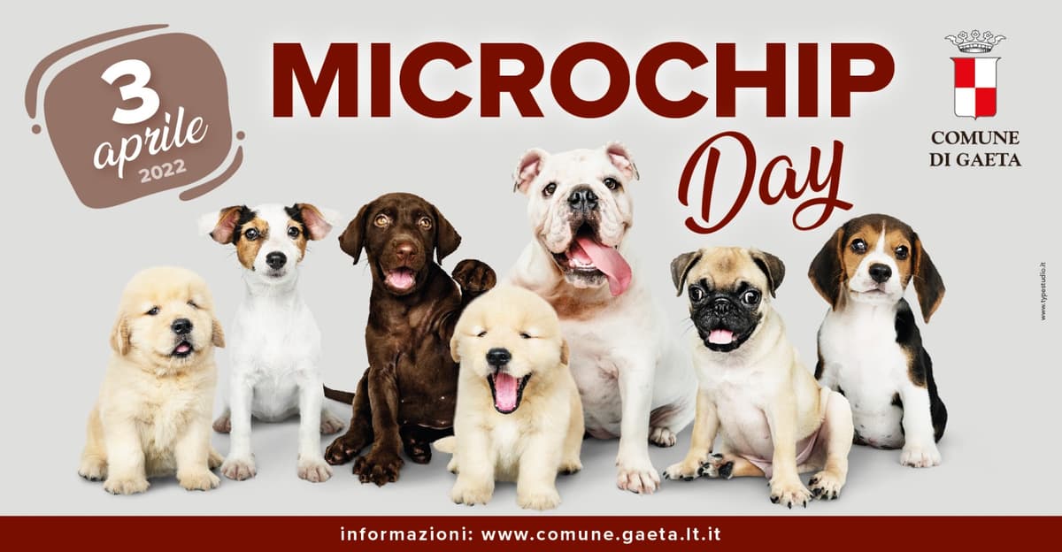Gaeta: Microchip Day, domenica 3 aprile