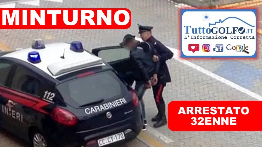 Arrestato 32enne di Minturno