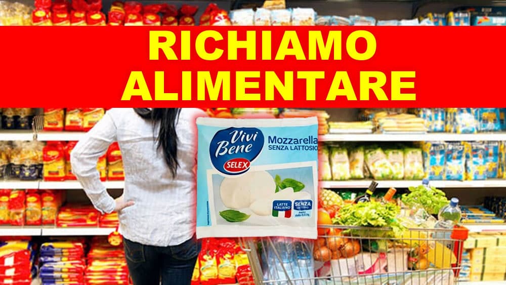 Nuovo richiamo alimentare. Dopo la cioccolata ora la mozzarella