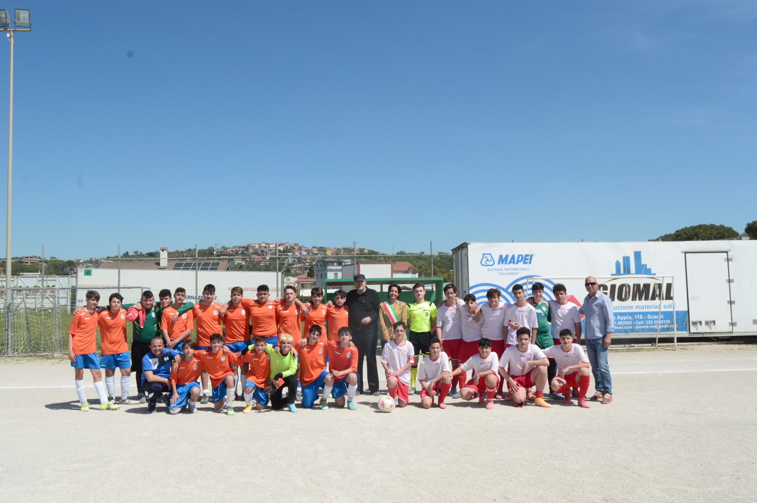 Partita per la Pace tra ASD Scauri - Marina e ASD Gaeta 2010 la vigilia della Santa Pasqua