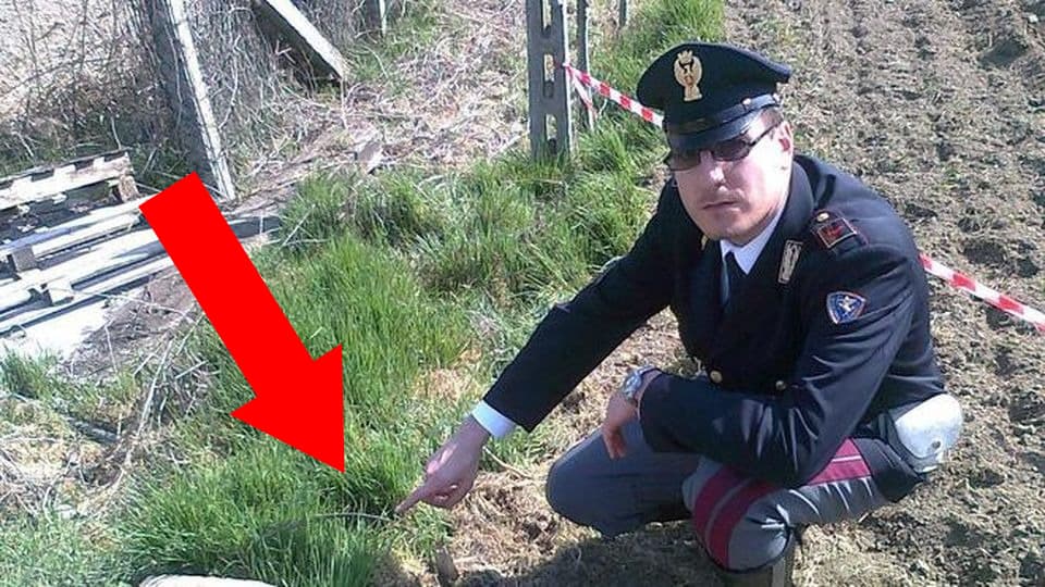 Bomba nel terreno - Agricoltore rinviene ordigno bellico