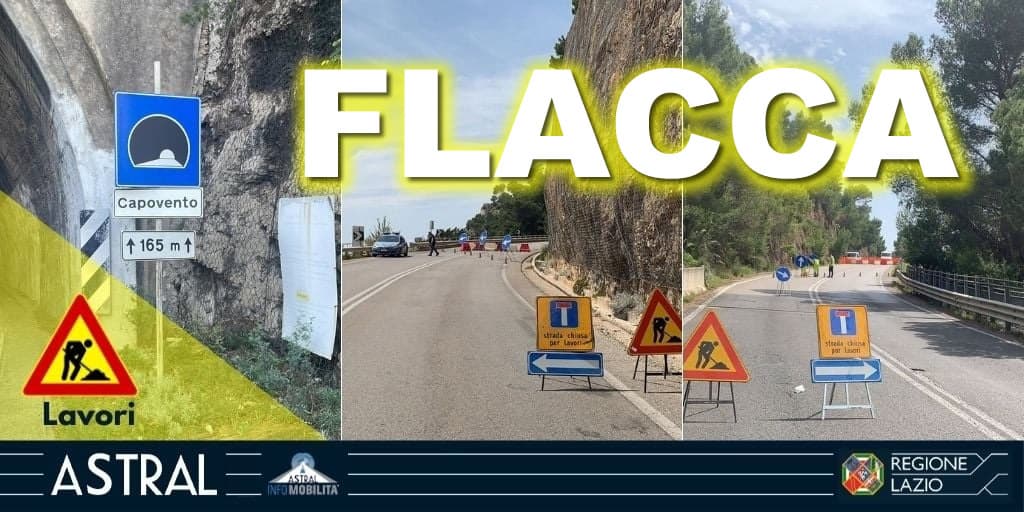 Astral, Flacca: terminati i lavori in galleria