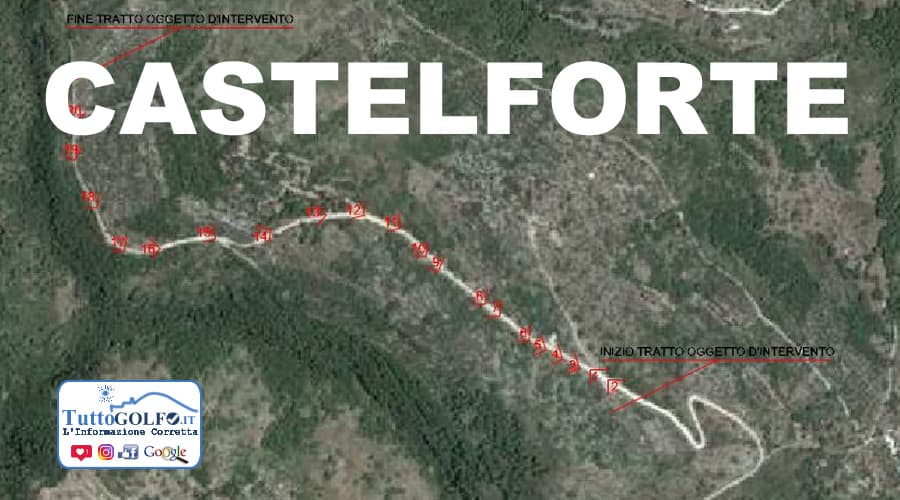 Castelforte, Strada Tralla: iniziati finalmente i lavori