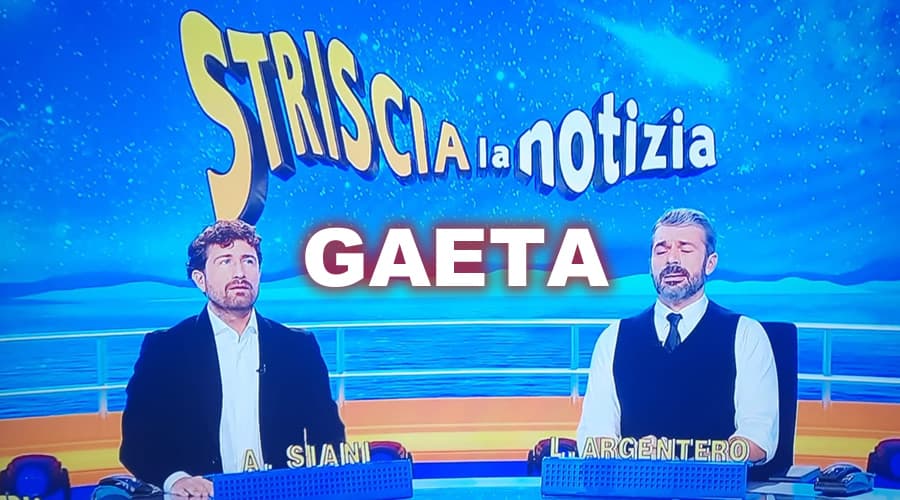 Striscia la notizia a Gaeta: l'enigma svelato da Capitan Ventosa