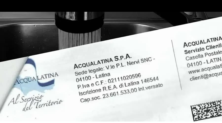 Nuove lamentele su Acqualatina SpA. Confconsumatori ottiene risultati per gli Utenti.