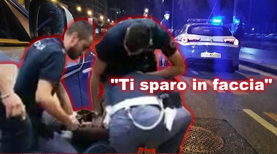 "Ti sparo in faccia": Prima minaccia il nuovo fidanzato della ex compagna e poi scaglia contro gli agenti