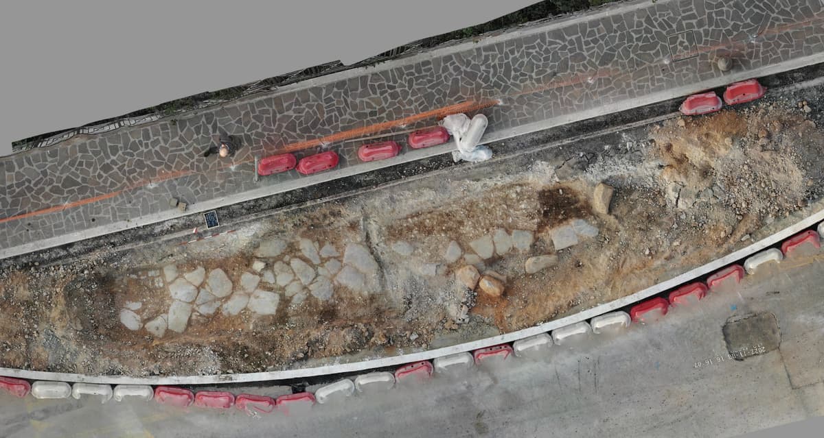 Fondi: emerge un tratto dell'antica Via Appia, soddisfazione di Italia Nostra