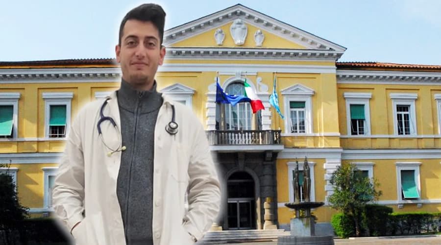 Valerio Saccoccio, originario di Itri, in servizio allo Spallanzani