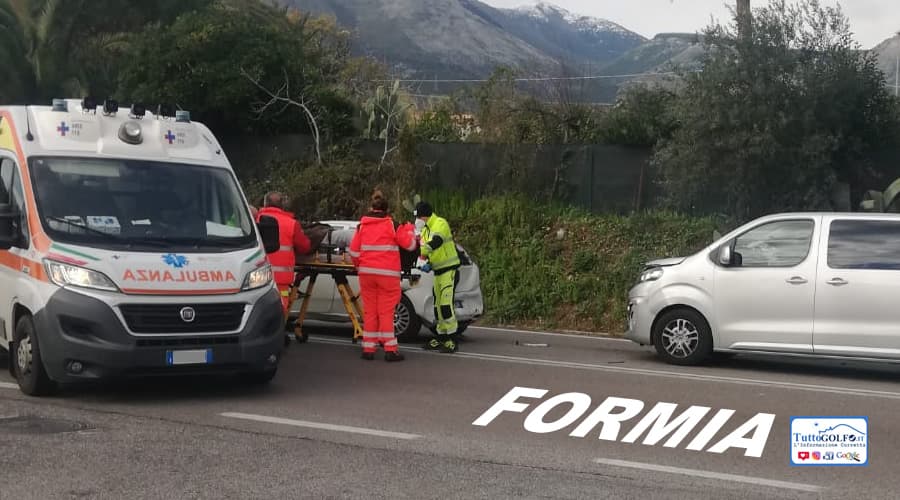Formia, Acqualonga: un tamponamento ha mandato il traffico in tilt