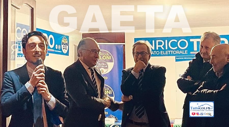 Gaeta: inaugurato il point elettorale di Enrico Tiero