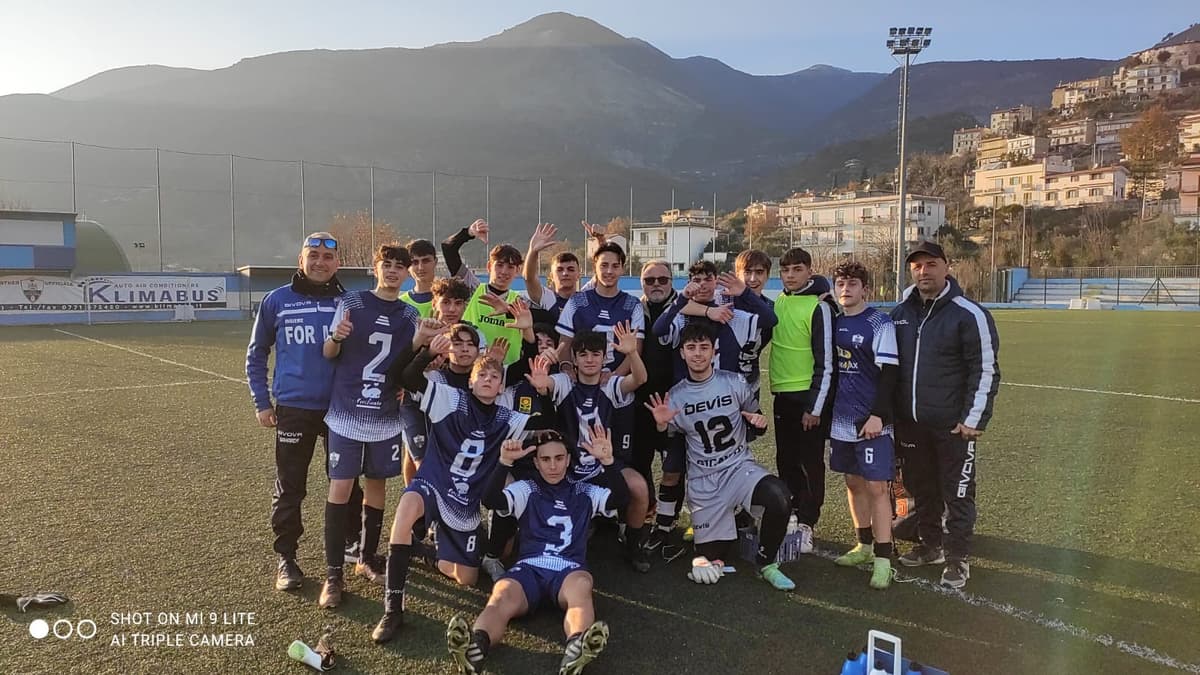 Insieme Formia: allievi regionali under 16 travolgono 6 a 1 Agora Latina