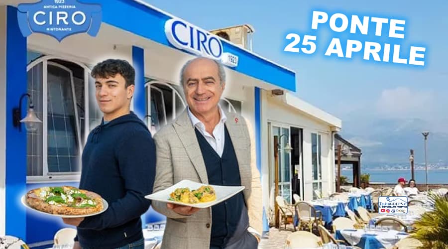 Gaeta, ponte del 25 Aprile: ristorante sul mare. Ciro, la giusta scelta tra profumi, sapori e tradizioni