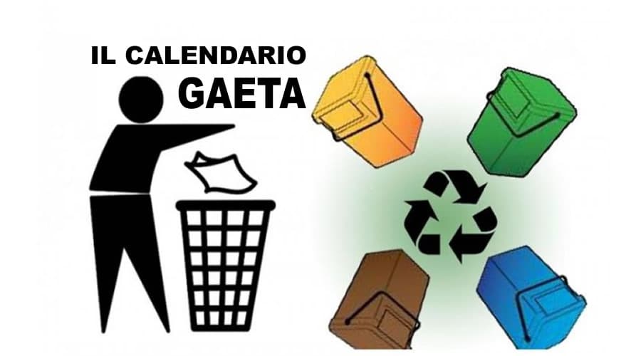 Gaeta, differenziata: Nuovo calendario di raccolta dei rifiuti in città. Le info