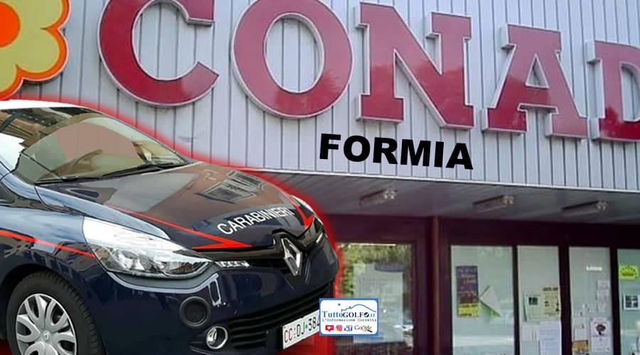 Furto di liquore al Conad di Formia. Acciuffato