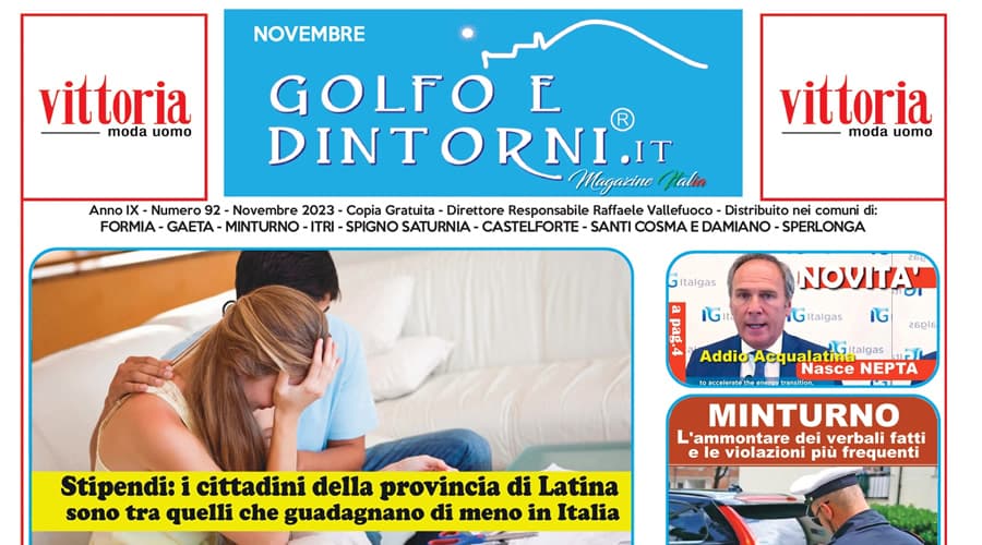 In distribuzione il Magazine Golfo e Dintorni di novembre