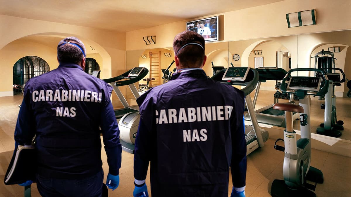 NAS, controlli a tappeto in palestre, piscine e associazioni sportive. 1 palestra chiusa e 19.000 € di multe