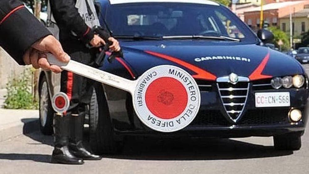 Lenola: i Carabinieri denunciano un 72enne per guida sotto l’influenza di sostanze psicotrope